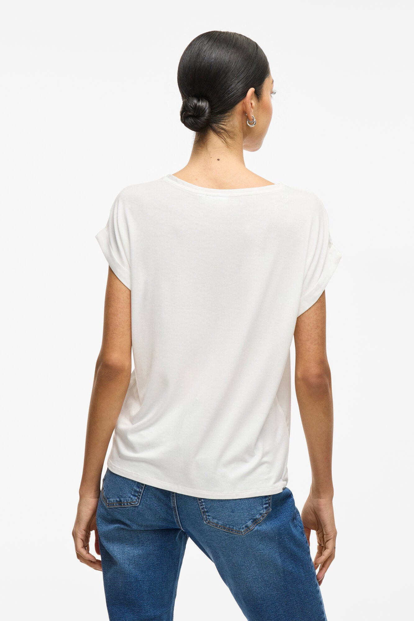 Viellette satin top - Snow White